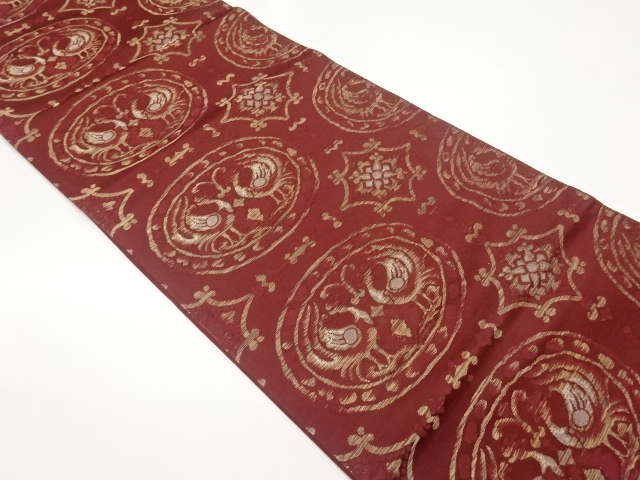 JAPANESE FUKURO OBI / WOVEN TRADITIONAL PATTERN